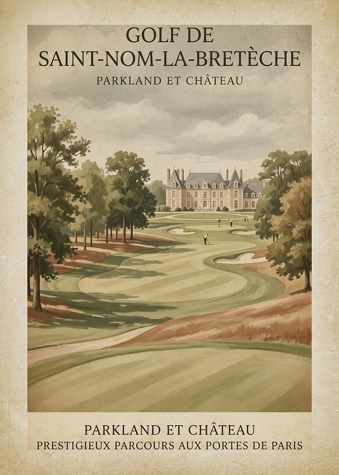 Golf de Saint-Nom-la-Bretèche Poster