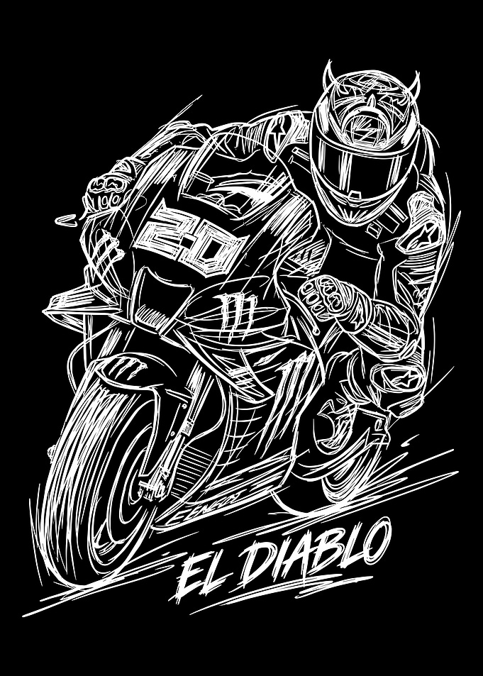 Motorcycle Racer El Diablo