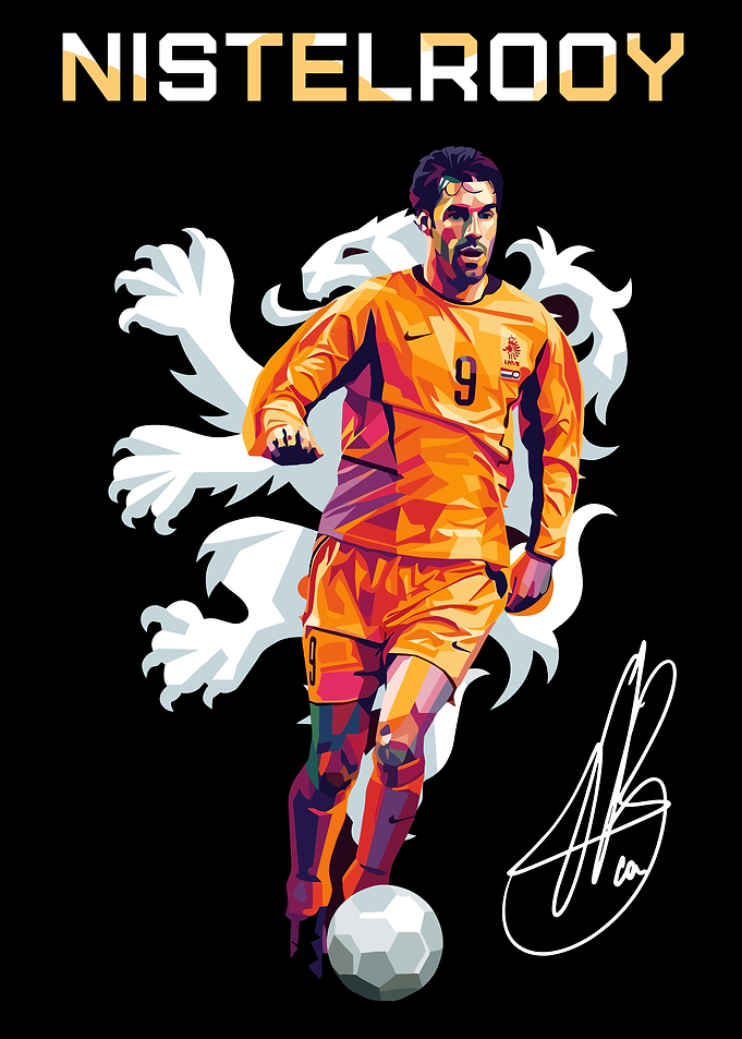 Ruud van Nistelrooy Pop Art