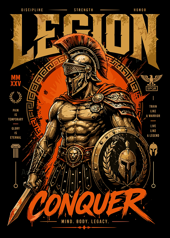 Spartan Warrior Motivation Poster Ancient Greek Fitness Wall Art