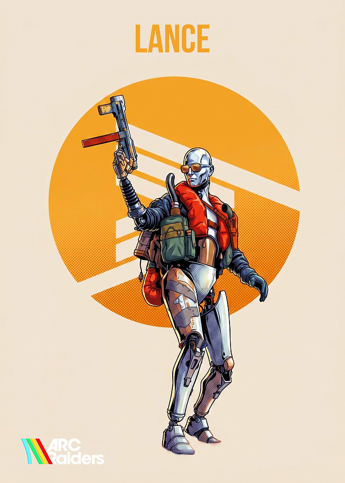 Lance Robot Character Art