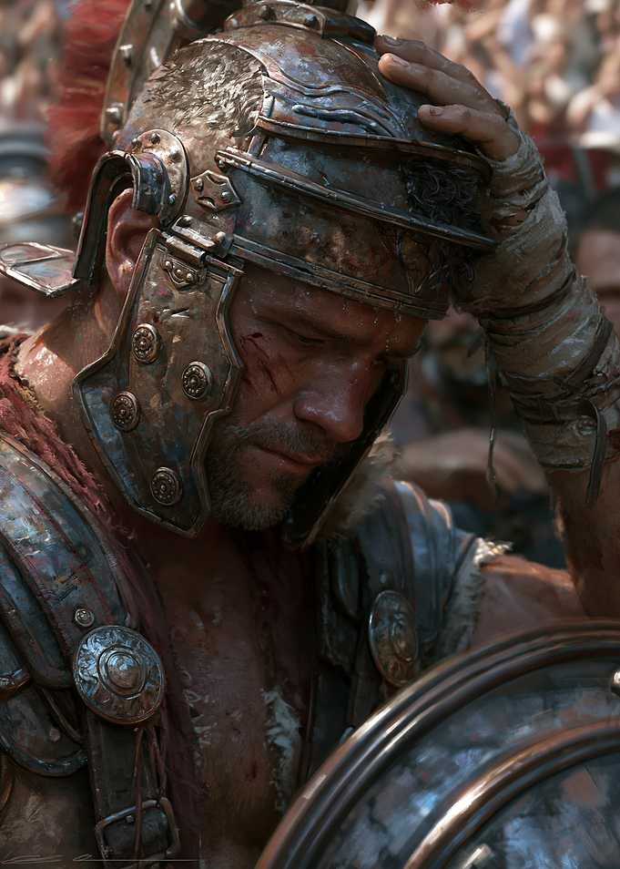 Roman Soldier in Armor