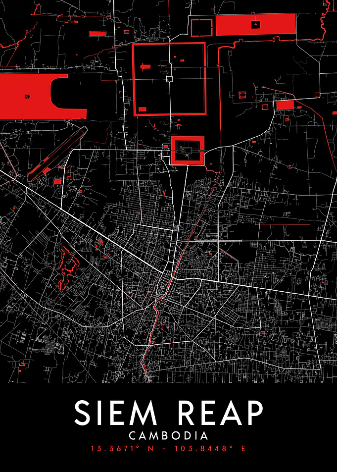 Siem Reap Dark Map