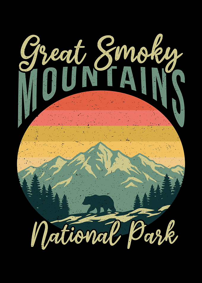 Great Smoky Mountains National Park Vintage Poster