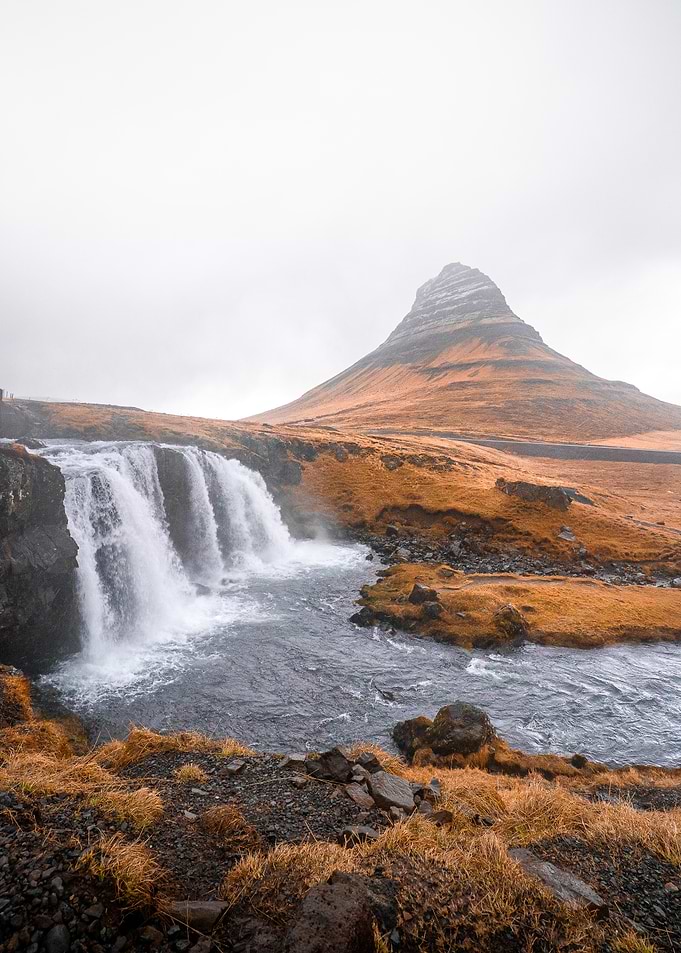 Kirkjufell Mountain and Waterfall
