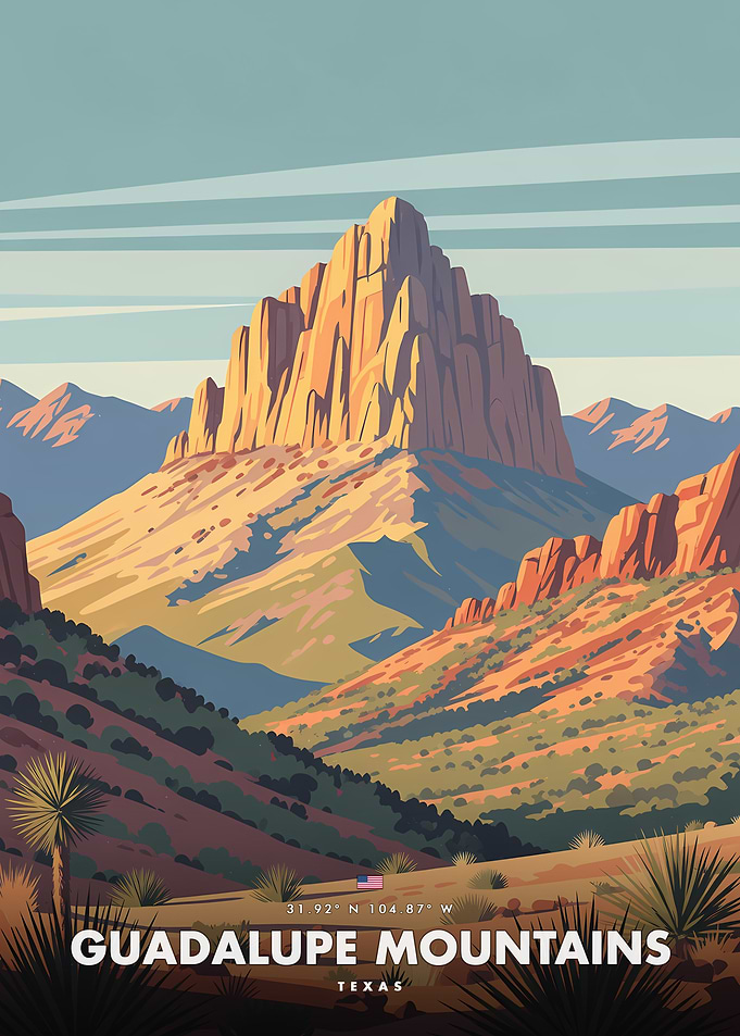 Guadalupe Mountains National Park Poster