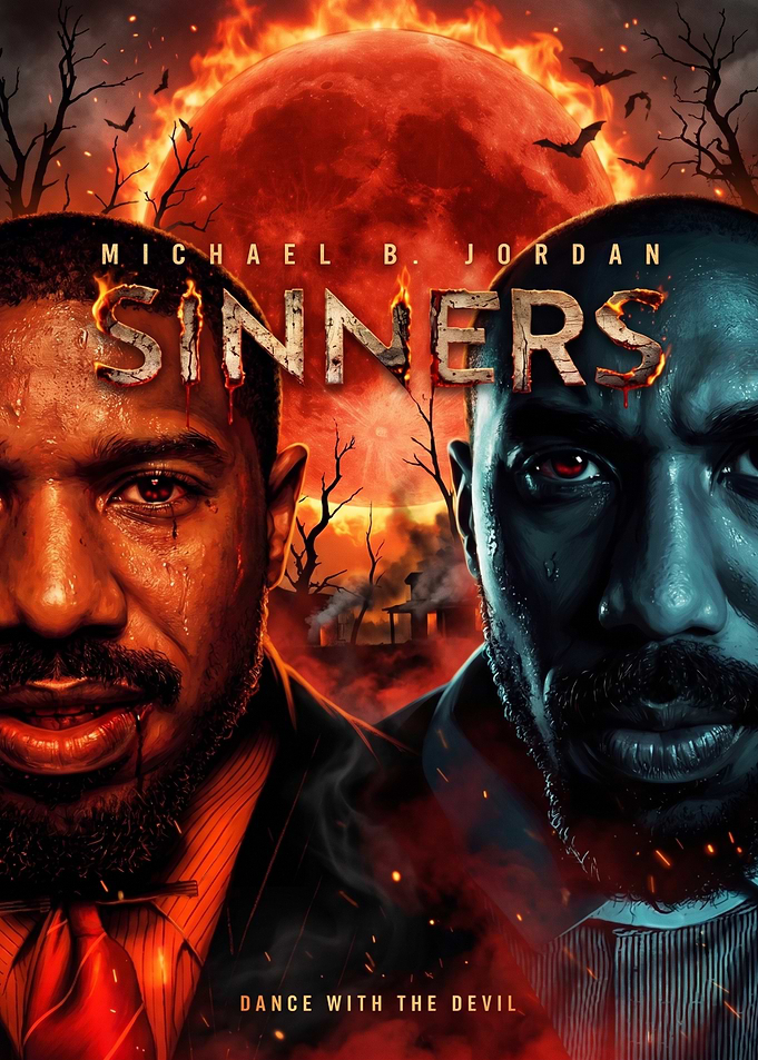 Michael B. Jordan Sinners Movie Poster