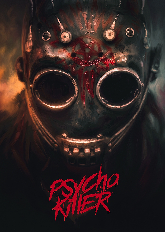 Psycho Killer Mask with Pentagram