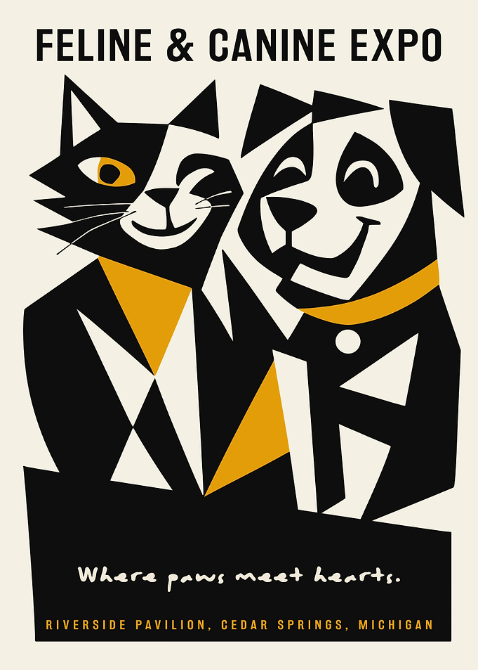 Feline & Canine Expo Poster