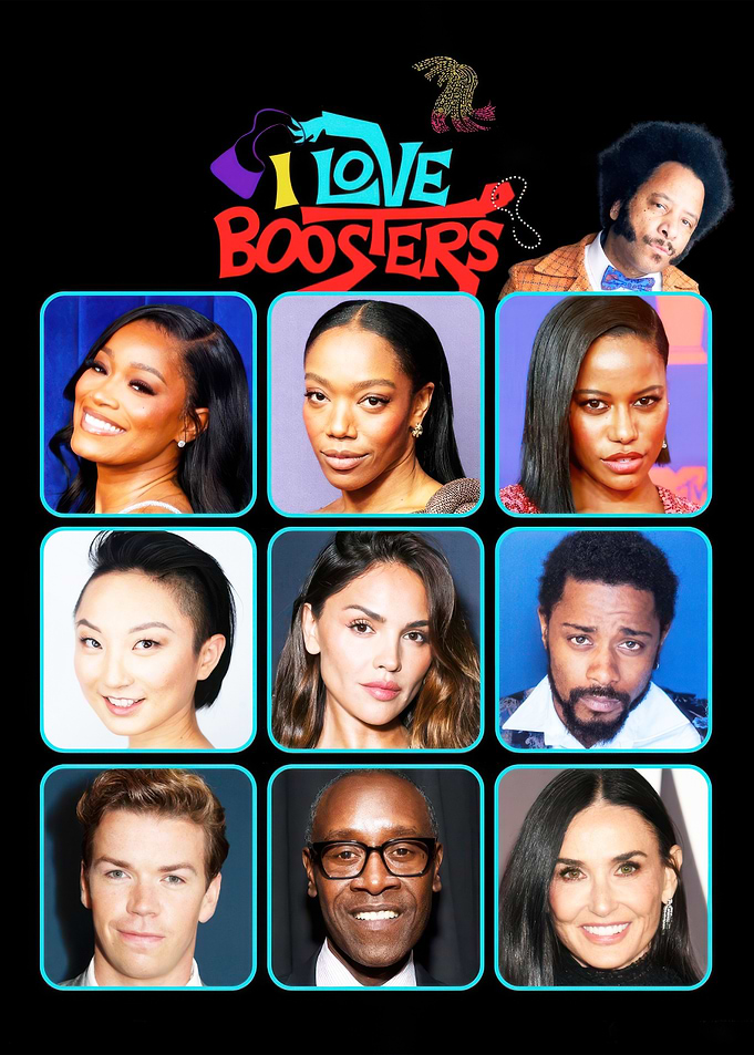 I Love Boosters Cast Collage