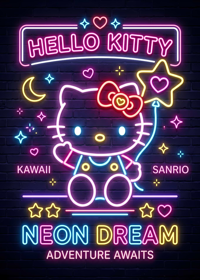 Hello Kitty Neon Sign