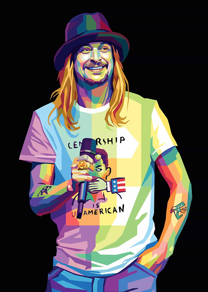Kid Rock Pop Art Portrait