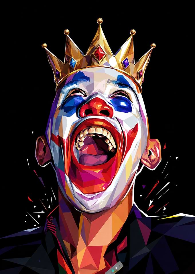 Clown King Portrait