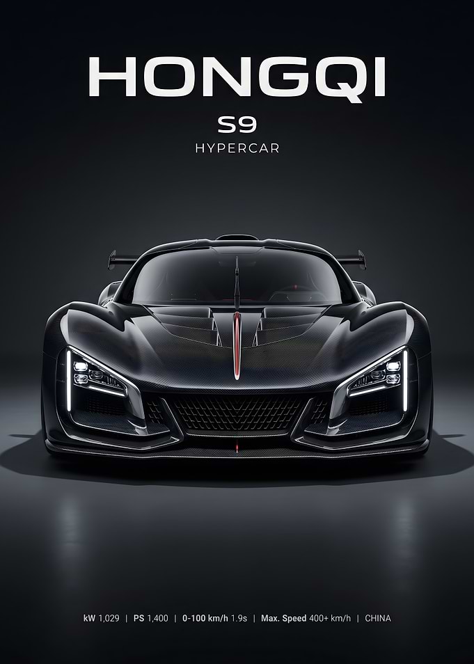Hongqi S9 Hypercar Front View