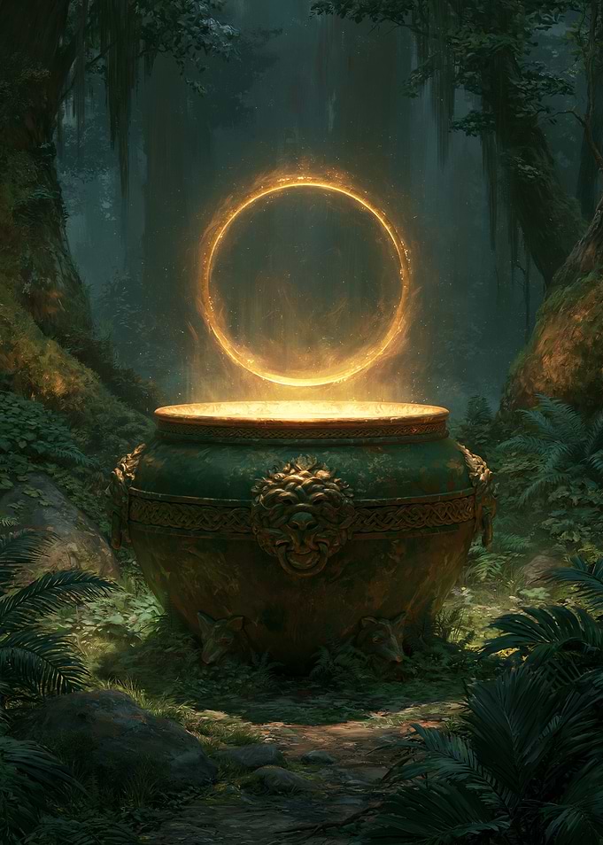 Mystical Forest Cauldron Portal