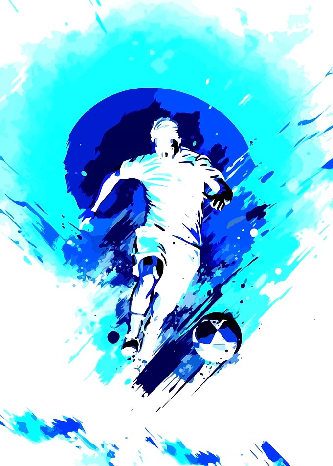 Soccer Player in Action