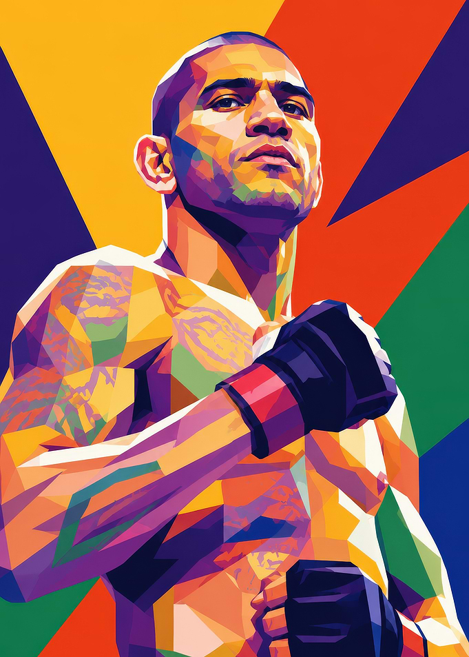 Alex Pereira WPAP Portrait