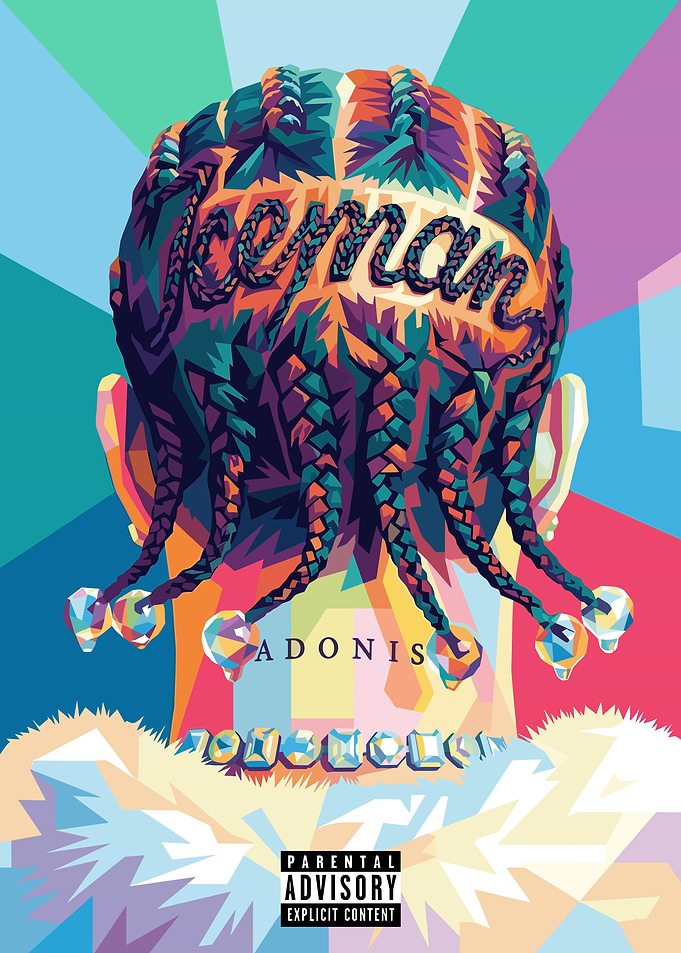Drake Iceman Pop Art Portrait