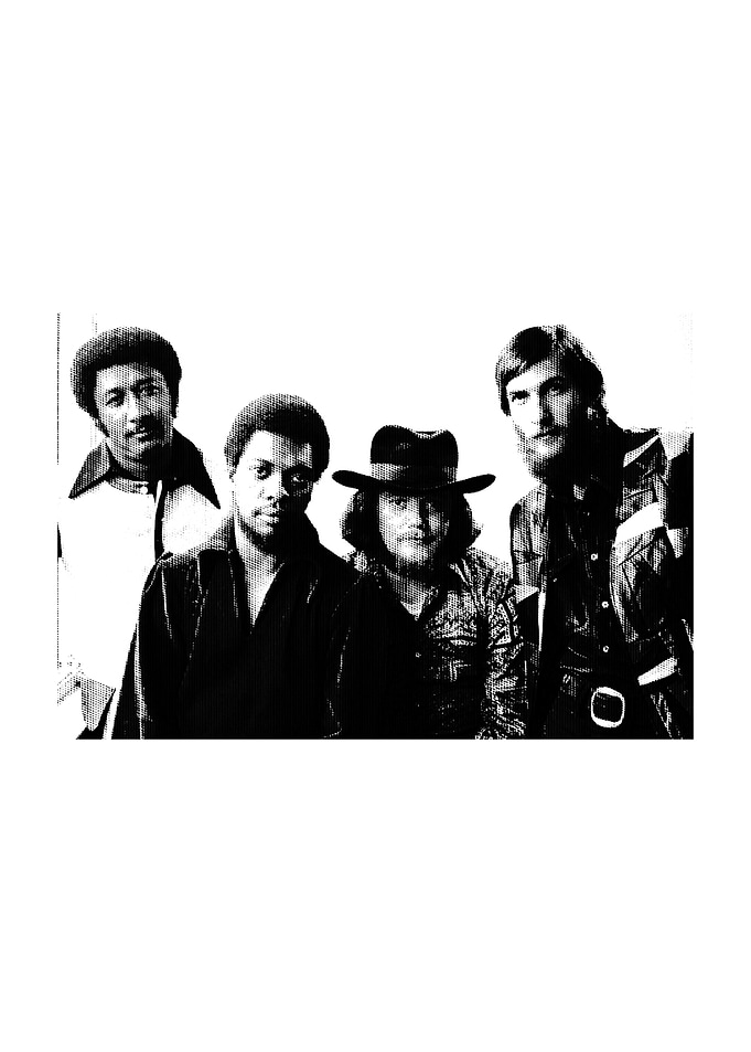 Four Men in Vintage Clothing