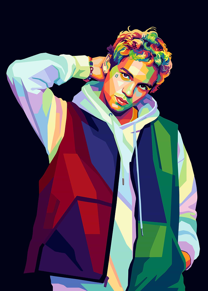 Pop Art Portrait of a Dominic Fike