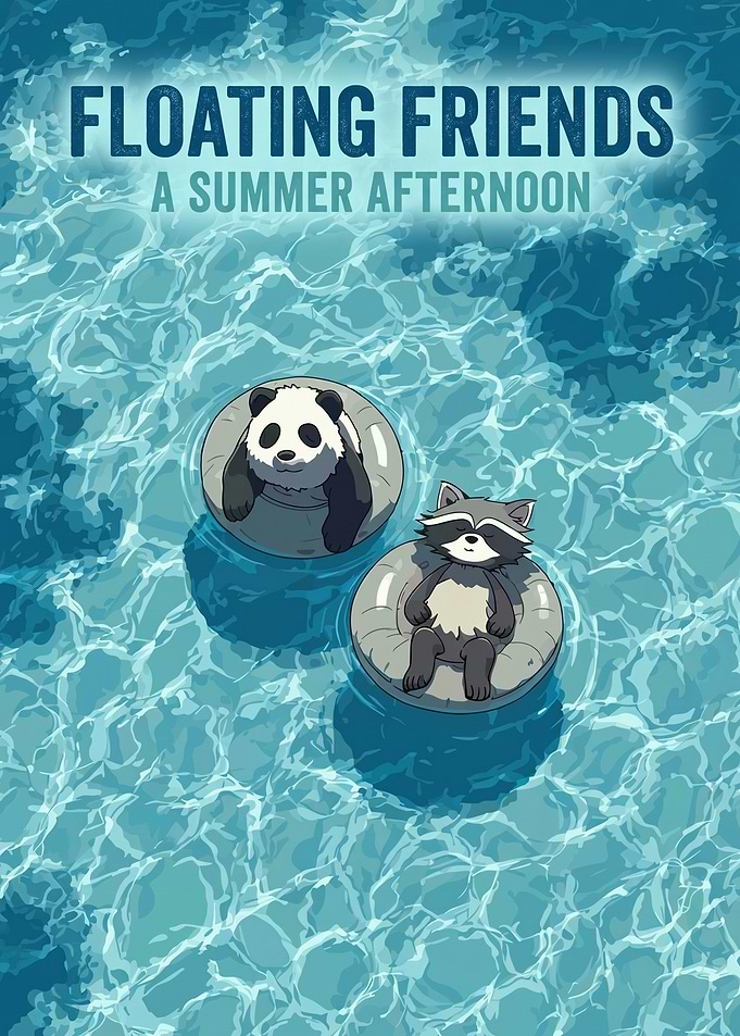 Floating Friends Summer Afternoon
