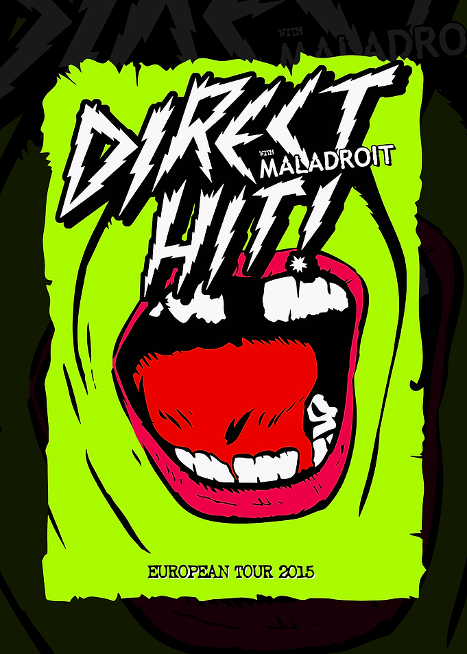 Direct Hit! European Tour 2015 Poster