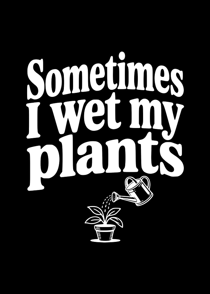 Sometimes I Wet My Plants