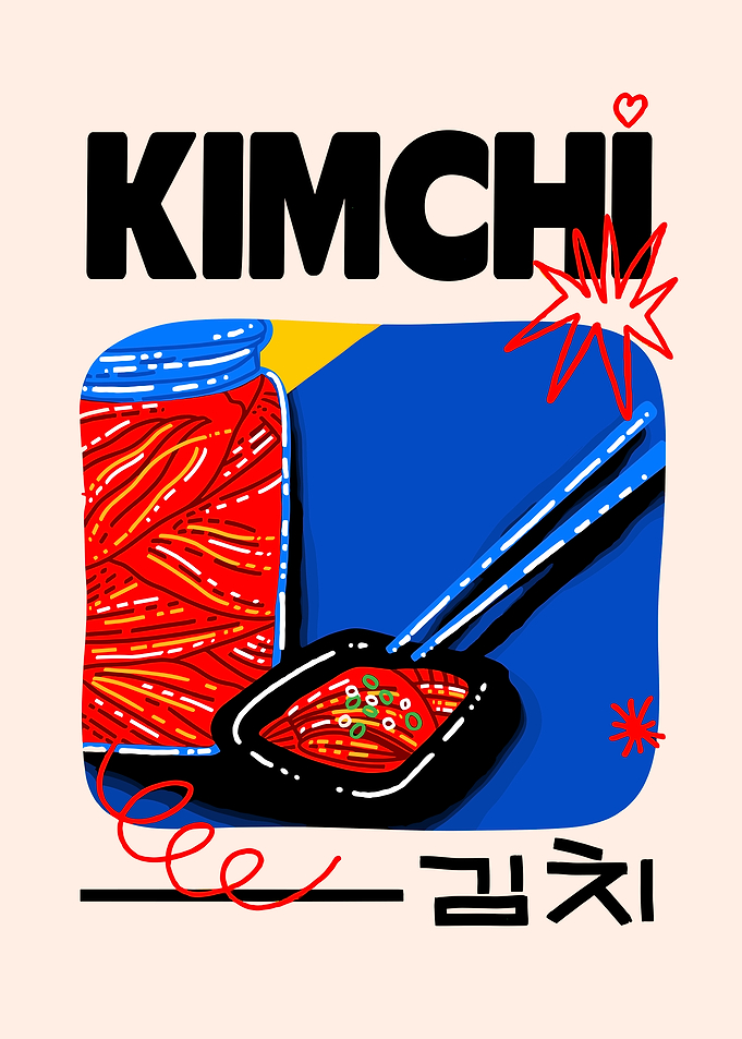 Kimchi Jar and Chopsticks