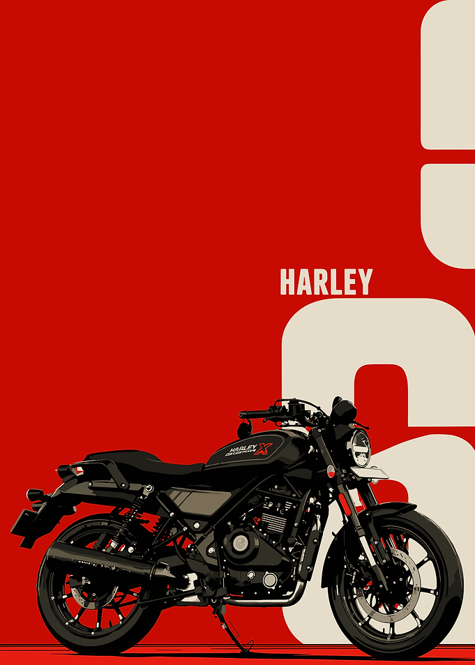 Harley-Davidson X Motorcycle Poster