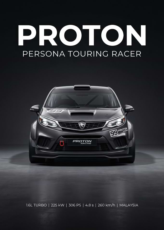 Proton Persona Touring Racer Car