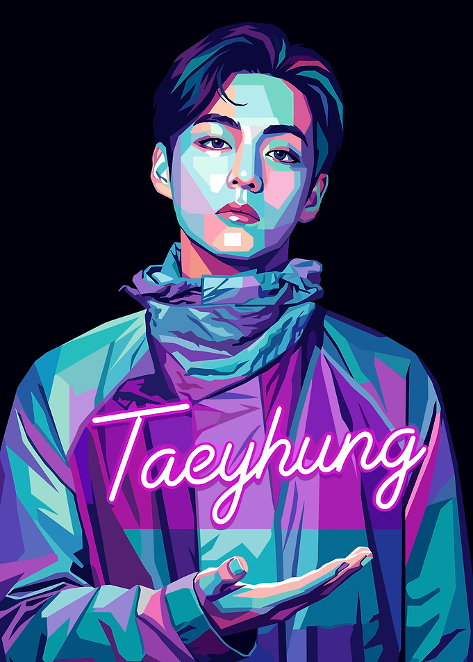 Taehyung Pop Art Portrait