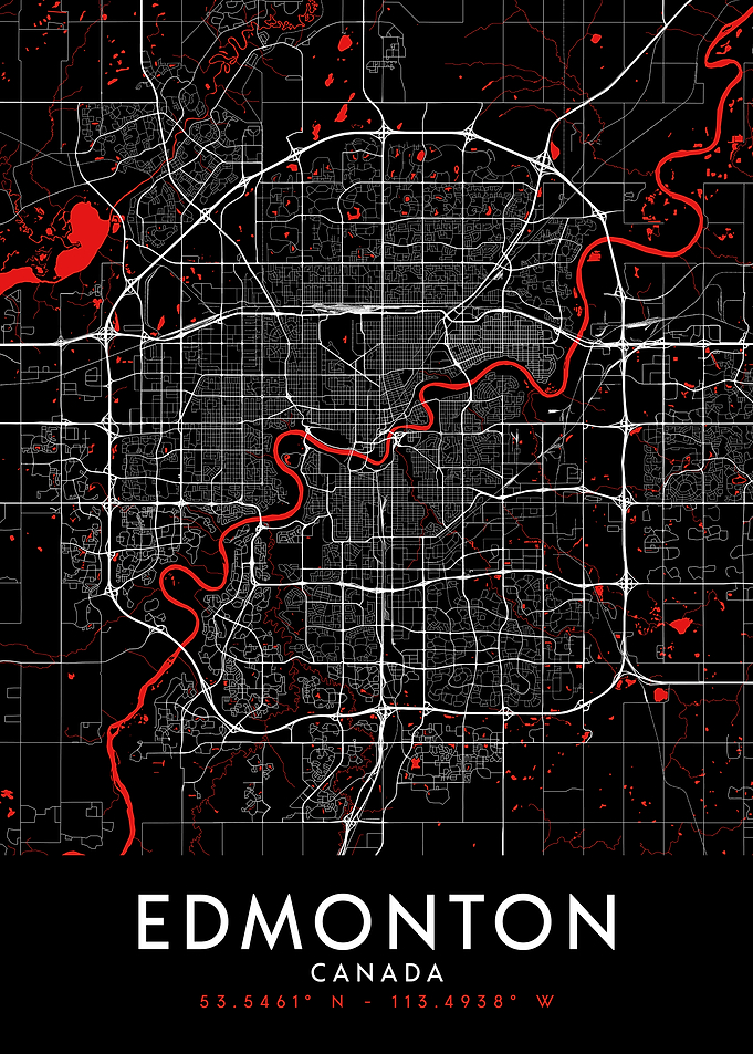 Edmonton Dark Map