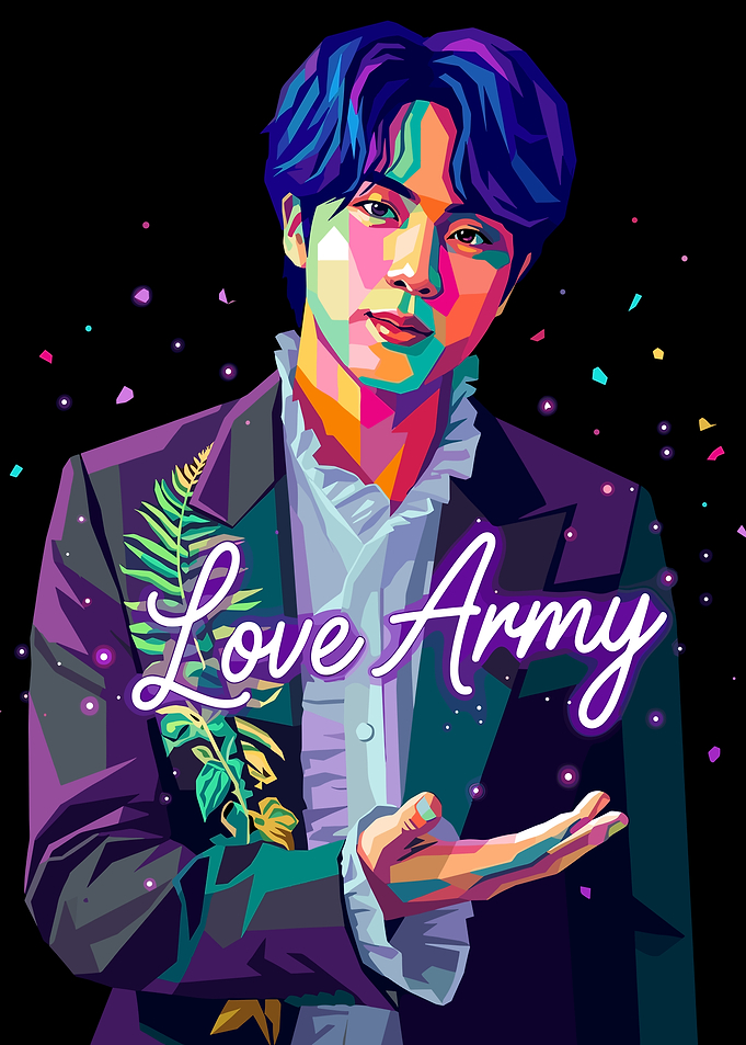 Jin Love Army Pop Art