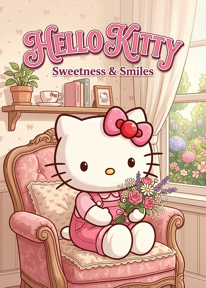 Hello Kitty with Flowers