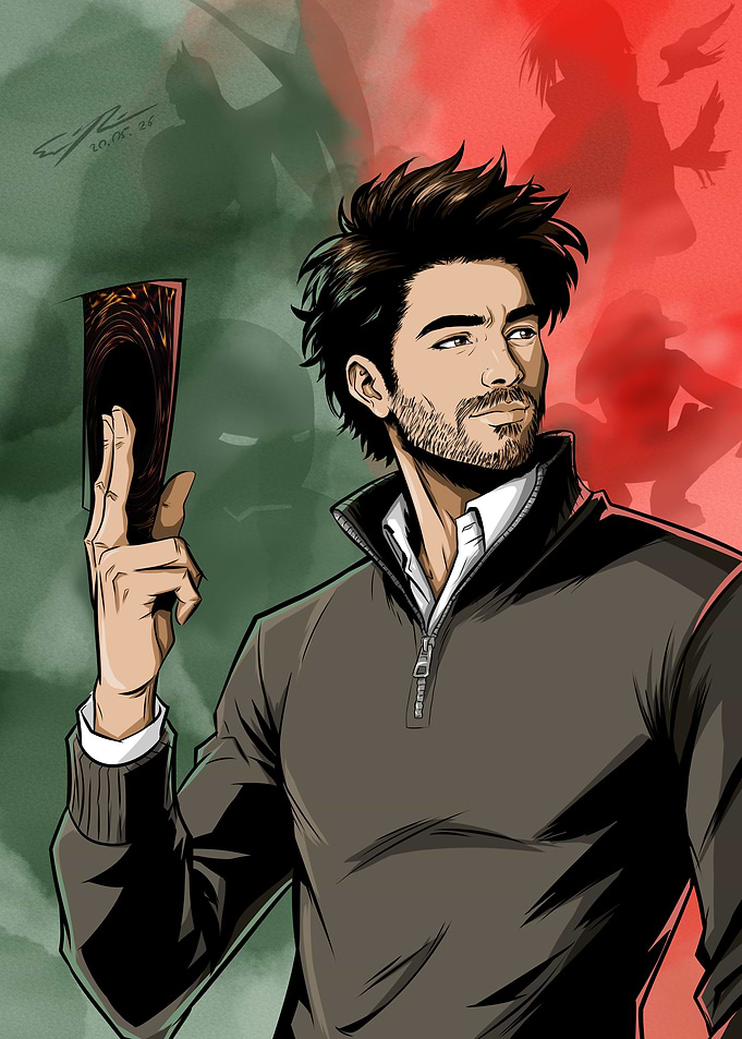 Man in Comic Artstyle