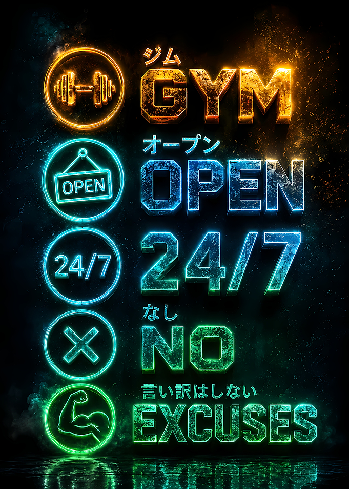 Gym Neon Signage