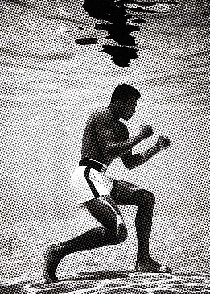 Muhammad Ali Underwater Training
