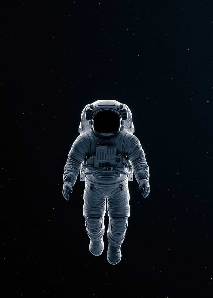 Astronaut Floating in Space