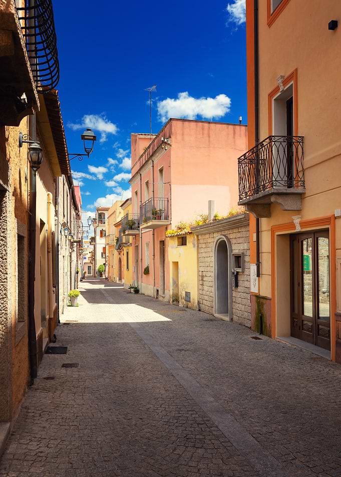 Charming European Street Scene