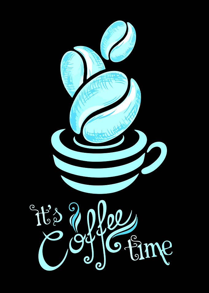 It's Coffee Time Illustration