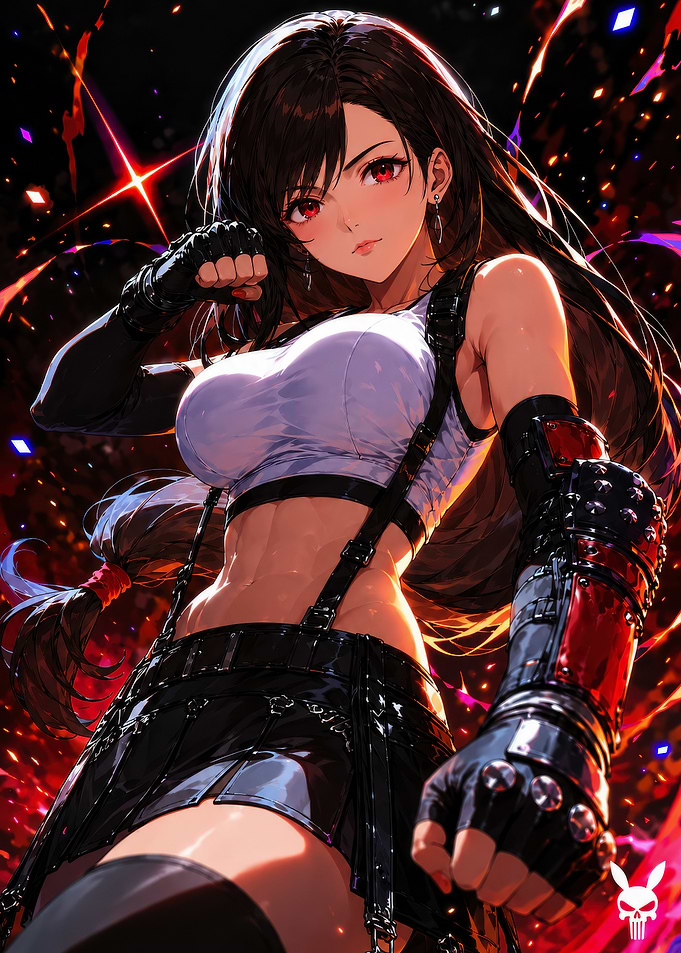Tifa Lockhart Anime Art