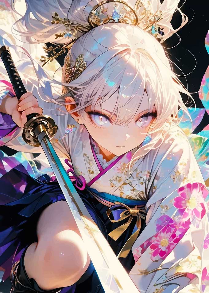 Anime Girl with Katana