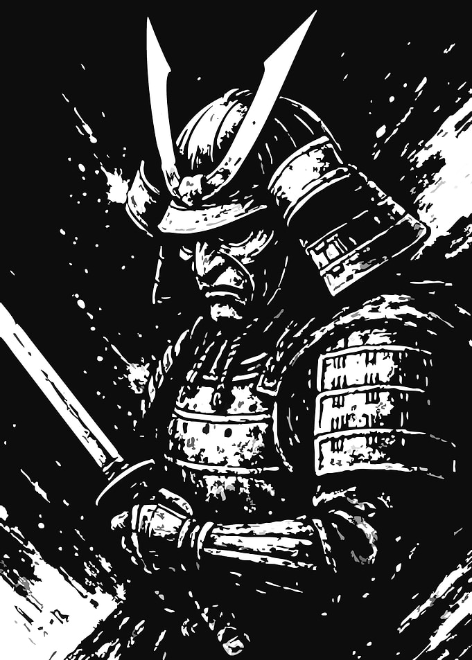Samurai Warrior with Sword
