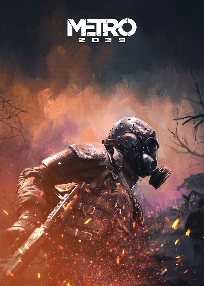 Metro 2039 Soldier with Gas Mask