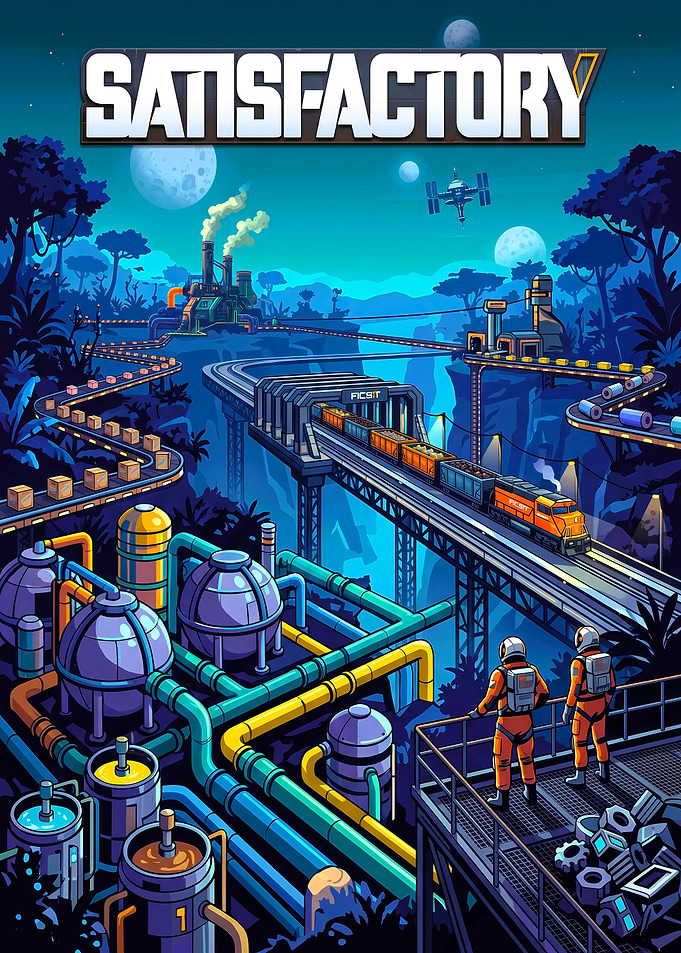 Satisfactory Game Art