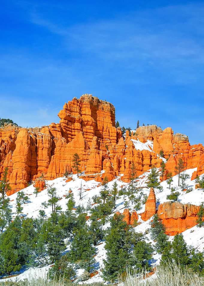 Red Rock Canyon in Winter