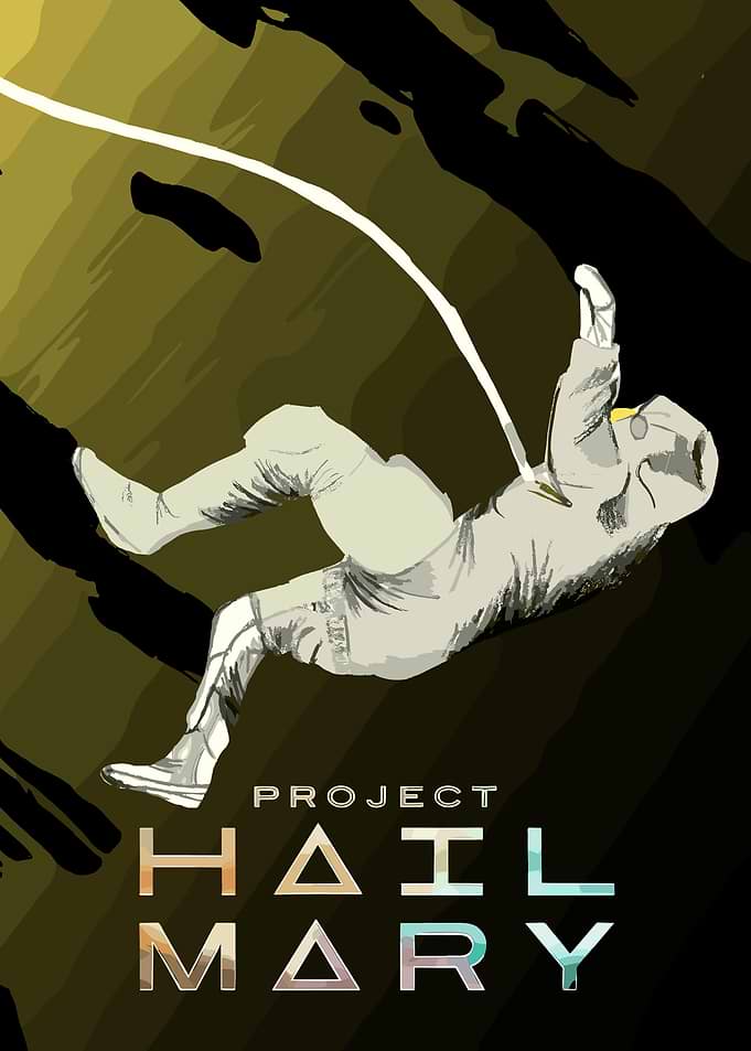 Project Hail Mary Astronaut Poster