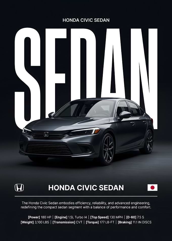 Honda Civic Sedan Advertisement