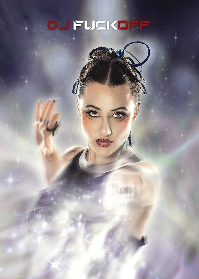 DJ FUCKOFF Futuristic Portrait