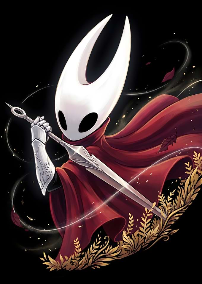 Hollow Knight Hornet with Needle and Red Cape
